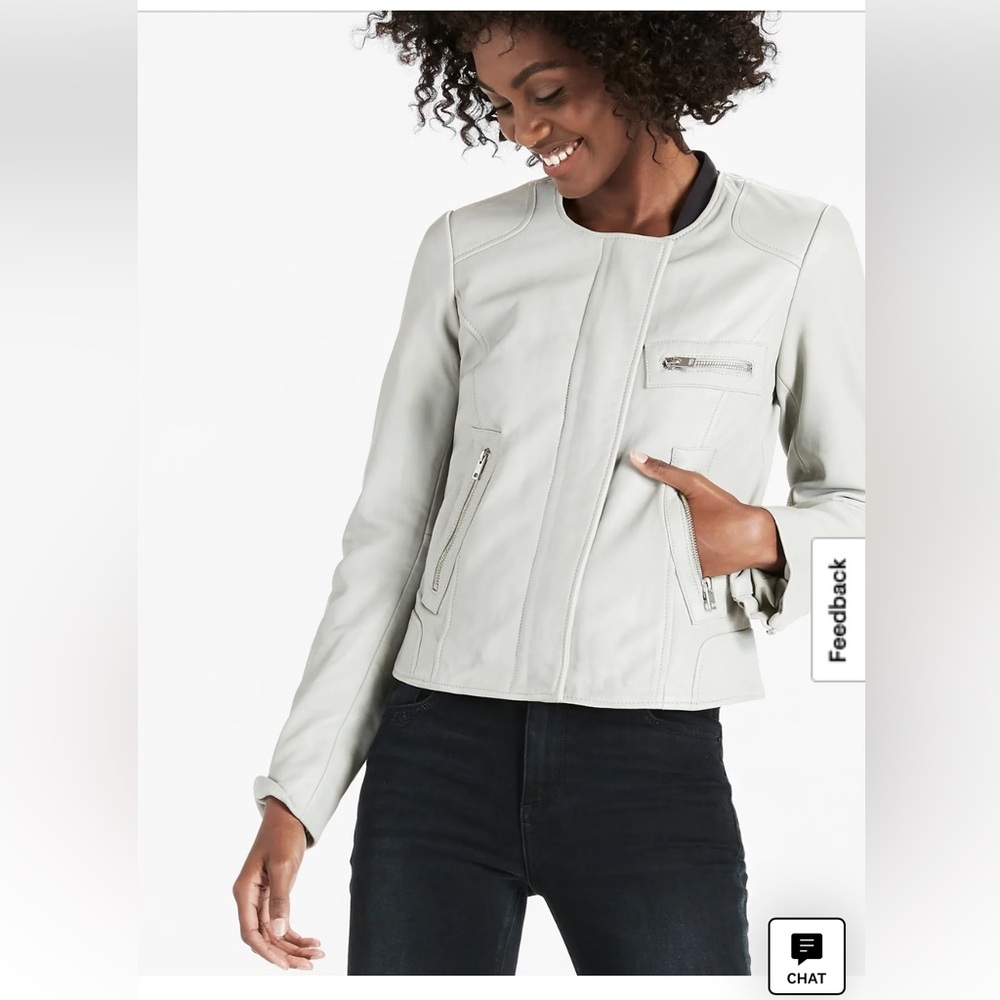 Lucky Brand lamb leather jacket